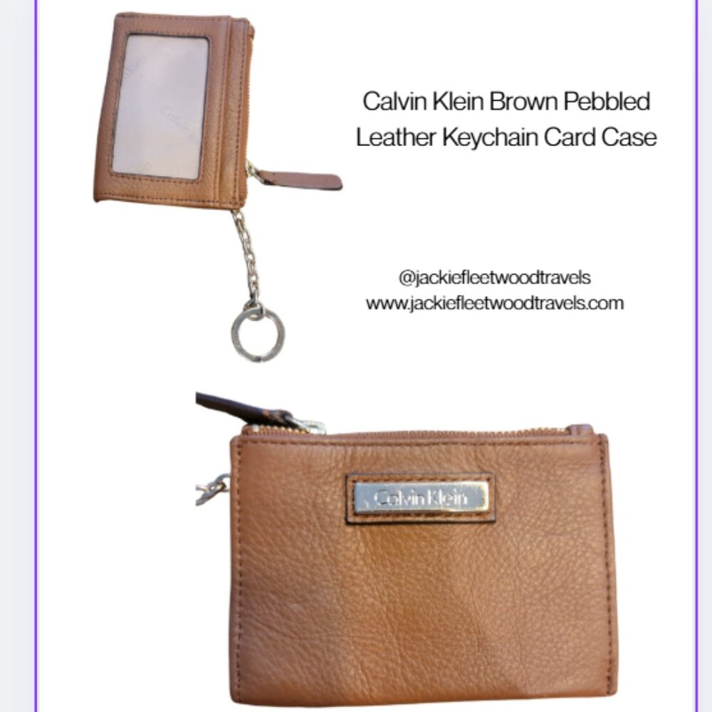 Calvin Klein Small ID/Card Case with Key Chain